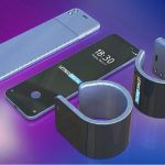 هاتف ذكي قابل للطي يتم ارتداؤه كساعة ذكية!