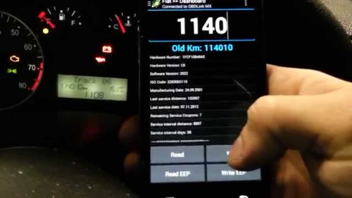 التلاعب في عداد السيارة المستعملة مقارنه عدد الكيلوات بموديل السياره 1