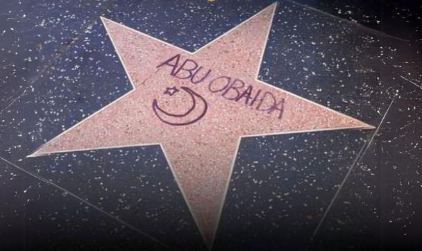 كتابة اسم "أبو عبيدة" على "نجمة" في ممشى المشاهير في هوليوود 2024_3_16_23_57_10_860