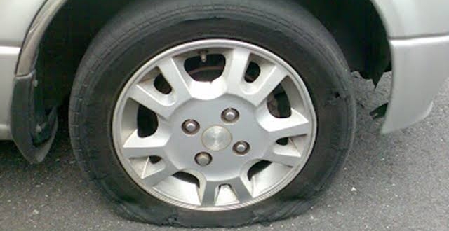 انفجار-اطار-سيارة-640×330