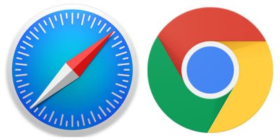 "معركة المتصفح" تشتعل بين غوغل وأبل safari-chrome